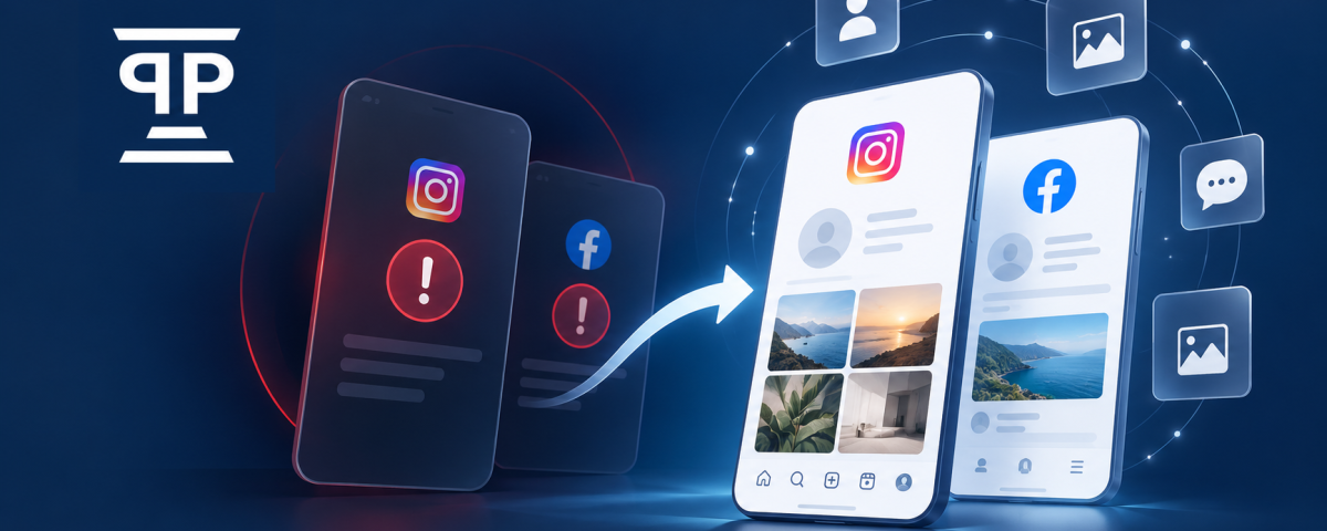 Instagram and Facebook account disabled after false report and later restored
