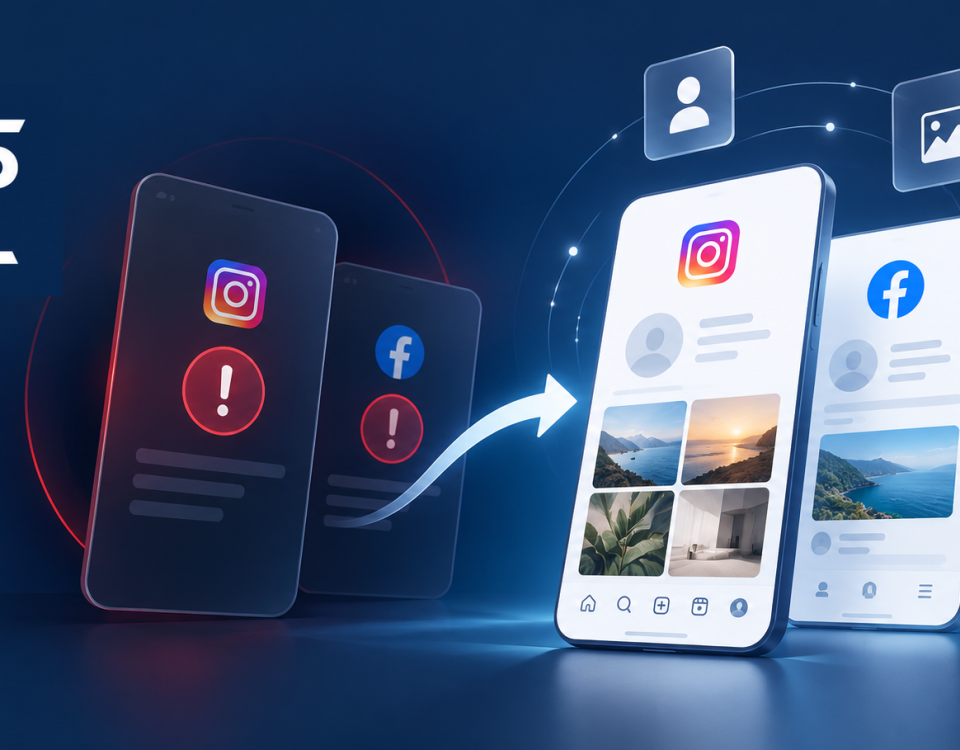 Instagram and Facebook account disabled after false report and later restored